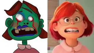 Turning Red but Zombie - Drawing Meme [Disney / Pixar]