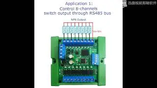 23IOA08 8 CH NPN PNP RS485 Remote I/O DI-DO Modbus RTU Expansion Industrial Automation Raspberry Pi