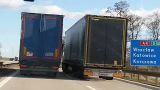 Uwaga ! Cham na autostradzie A4