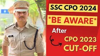 SSC CPO 2024 - Minimum Cutoff | Strategies | #cpo   #ssc   #crpf