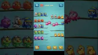 🏅BIRD SORT PUZZLE 🐦 LVL 135 🦉Gameplay Walkthrough🎮 