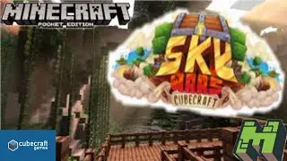 Cubecraft Solo Skywars Gameplay (MCPE)