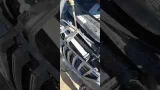 МЛ 164 om 642 Промывка радиаторов  без снятия бампера.