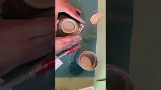 Exploring impressed design on a pinch pot