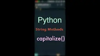 Python capitalize() Method: Elevate Your Text Game! 