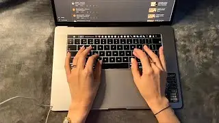 ASMR - Typing & replying to comments - Typing - Wet clicky mouth sounds - Up close whispering