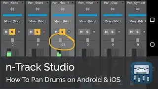 How To Use Pan Instruments on Android | n-Track Studio