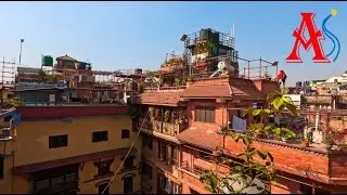 Kathmandu Rooftops at Patan Darbar Square, Nepal 🇳🇵
