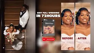 YOU DON'T NEED FREQUENCY SEPARATION .. How to Edit Your Weddings  in 72Hours. With Ease