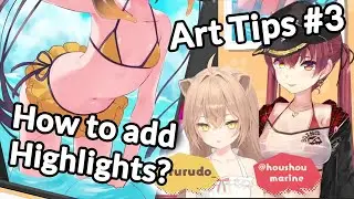 Rurudo Fixes Marine's Art - Part 3 - [Hololive]