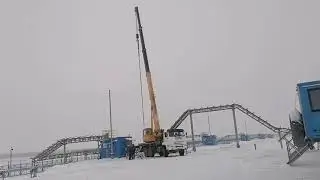 СЕНЯ РАБОТАЕТ НА КРАНЕ СЕВЕР ВАХТА НОВЫЙ УРЕНГОЙ 6 НОЯБРЯ 2021