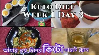 তৃতীয় দিনে কি কি ছিল কিটো ডায়েট এ|| My Third Day Of Keto Diet