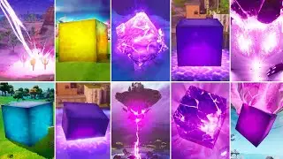 Evolution of Kevin the Cube - Fortnite Chapter 1 (Season 1) to Chapter 2 (Season 8)