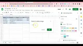 Tech Tip Tuesday - Alternate Row Shading in Sheets
