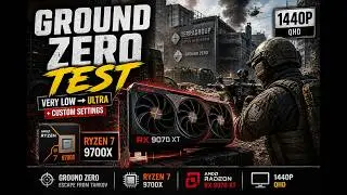 Escape from Tarkov 1440p Performance Test | RX 9070 XT | Very Low–Ultra + Custom Settings