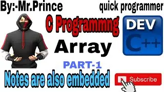 array in c language| Part-1