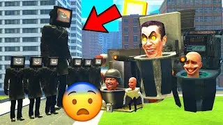 TV MAN e CAMERA MAN VS TUTTI GLI SKIBIDI TOILET su GMOD!!