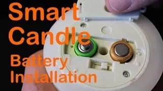 Smart Candle Battery Installation Guide
