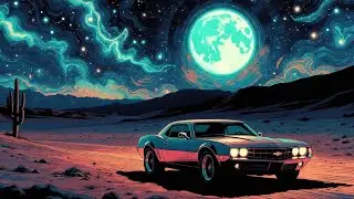 70s Psychedelic Rock Night Drive – Trippy Desert Highway Mix