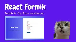 React Form Validasyonu  - ( Formik )