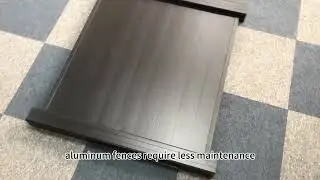 Fence aluminum profiles, including accessories.