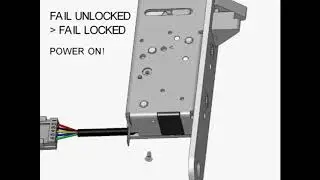 Convert Abloy EL402 El502 El404 Fail Unlocked to Fail Locked
