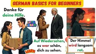 Learn German with sentences: 150 useful sentences for beginners 🇩🇪💬