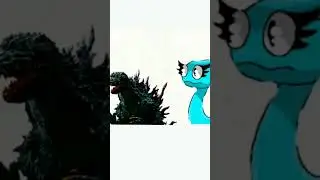 Годзилла и Голубой #rainbowfriendschapter2 #cyan 1984-2019 #godzilla