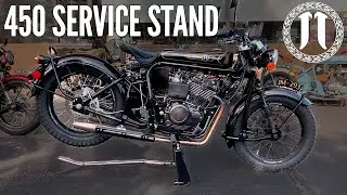 How to use the Janus 450 service stand