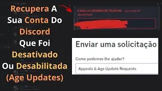 How to recover a DISABLED OR DEACTIVATED DISCORD ACCOUNT - BANNED ACCOUNT! (Appeals)