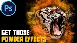 How to have Color Powder Effect in Photoshop || Color Bomb