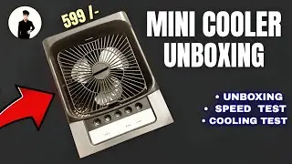 Best Budget 599 /- Cooler Unboxing, Review, Speed Test, Cooling Test!