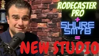 NEW STUDIO with RODECASTER Pro + SHURE SM7B