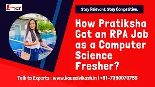 How Pratiksha Got an RPA Job as a Computer Science Fresher? | EmergenTeck