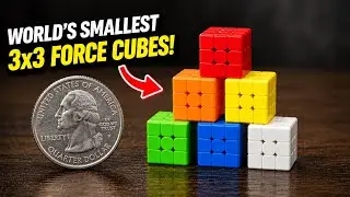 World’s SMALLEST Rubik’s Cube but FORCED…