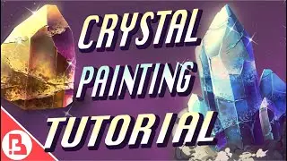 HOW TO PAINT CRYSTALS - DIGITAL PAINTING TUTORIAL