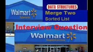 merge Two sorted linked list/Walmart interview Question/Two way MergeSort /Abdul Bari