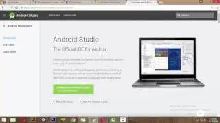 Android 2017 Tutorial:Downloaod Android Studio