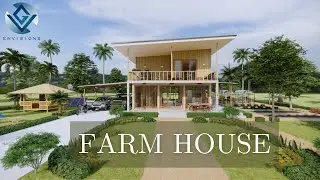 Farm House Design in Sketchup + Enscape