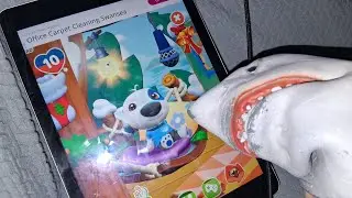 SB Movie: Shark Puppet Plays My Talking Hank Islands! (Part 3)