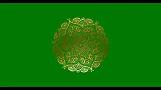 4K MANDALA ANIMATION GREEN SCREEN | ABSTRACT MANDALA ART ANIMATION || mandala art for video editor