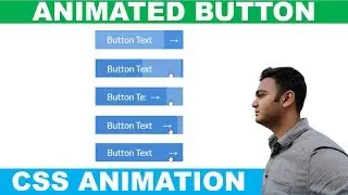 Create CSS Animated Button | CSS Button Animation | HTML5 & CSS3 Only