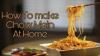 How To Make Noodles (Chow Mein) At Home, Quick and Simple.