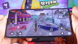 Trying GTA5 in Mobile With Realism Beyond Graphics | Realism Beyond + QuantV | Horizon Emulator