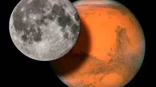Марс как полная Луна! 27 августа!