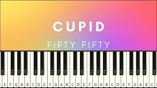 FIFTY FIFTY - Cupid | EASY Piano Tutorial