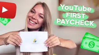 YouTube first paycheck How much money I made the first month after being monetized
