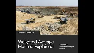 Open-Face Excavation on Sloping Sites | Weighted Average Method