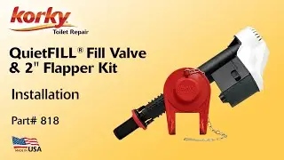 How to Install QuietFILL Toilet Fill Valve & 2