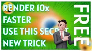 Render 10x Faster with blender | Free Render Farm trick | Google collab